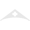 Ekena Millwork Pitch Turner Architectural Grade PVC Gable Pediment, 72"W x 27"H x 1"P (9/12) GPP072X027X100TUR - alternate 2